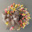 Flower Blossom Spring Wreath with Bowknot 45cm 7
