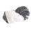 Bulky chunky yarn white and grey 100g 2