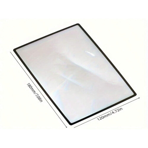 LOVEVER Magnifying Glass Lightweight Clear 1pc 1