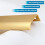 Kitchen Cabinet Handles Aluminum Concealed Finger Pull 6