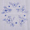 Embroidery starter kit with pre-printed flower pattern 3