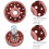 LOVEVER tire buffing wheel dome with rod 1 set 4