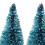 Miniature Artificial Christmas Trees Blue 8 pcs 8