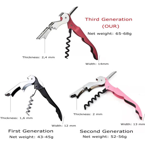 Stainless Steel Waiter's Corkscrew 68g 2