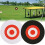Mobile Archery Target Outdoor Bow Target Black 25 cm 6