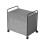 Rolling Storage Basket Cart with Lid and Locking Wheels 1 2