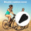 Bicycle Saddle Cover Comfortable Cushion Black 6