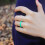 Silicone Ring Mint Green 2.7mm Unisex Couples Ring 4
