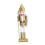 Wooden Christmas Nutcracker Soldier Figure Gold Decor 1 2