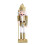 Wooden Christmas Nutcracker Soldier Figure Gold Decor 1 3