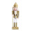 Wooden Christmas Nutcracker Soldier Figure Gold Decor 1 4