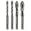 SunyaMood eccentric twist drill bit for wood, glass, tile, 2