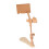 Embroidery lap stand beech wood adjustable 1 piece 4