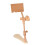Embroidery lap stand beech wood adjustable 1 piece 5