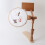 Embroidery lap stand beech wood adjustable 1 piece 6