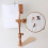 Embroidery lap stand beech wood adjustable 1 piece 7