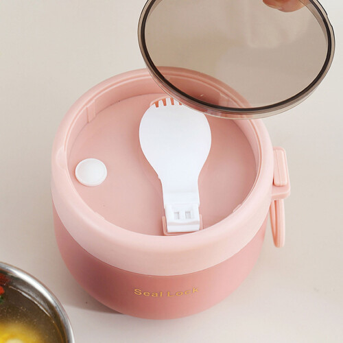 Sunjoy Tech Kids Vacuum Food Jar with Foldable Spoon 2