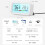 Smart Home WiFi Temperature and Humidity Sensor with 7