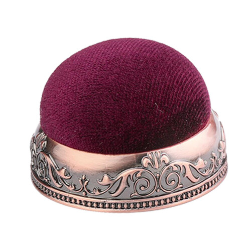 Round pin cushion with base for sewing and crafts 4.5 cm 1