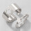 Star and Moon Hollow Punk Couple Ring Pair 4