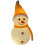 Christmas LED snowman lawn light yellow 5