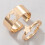 Star and Moon Hollow Punk Couple Ring Pair 7