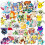 Pokemon vinyl stickers waterproof 50 pcs 3