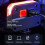 Solar Bicycle Rear Light USB Charging Waterproof 1pc 4