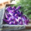 Christmas tree ornaments purple plastic 21 pcs 2