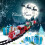 Christmas Train Set Battery-Powered Locomotive with 10 4
