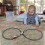 Christmas Train Set Battery-Powered Locomotive with 10 5