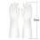 Roofei reusable dishwashing gloves white small 6