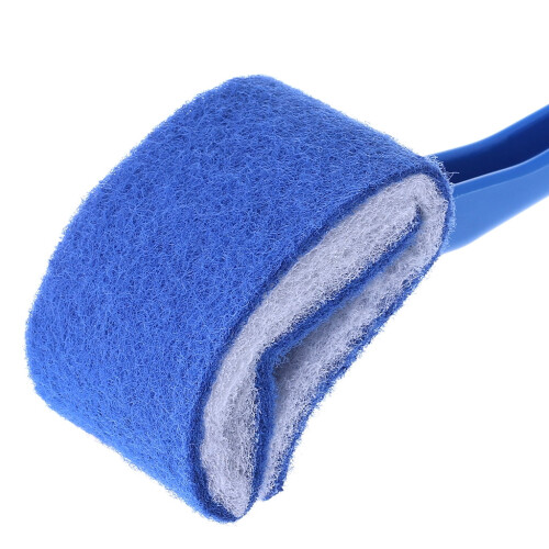 Plastic toilet bowl brush with long handle 1