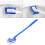 Plastic toilet bowl brush with long handle 3