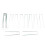 Artificial Grass Turf Pins U-Shaped 20 pcs 7