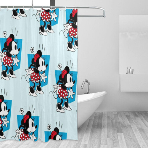 Mickey Mouse shower curtain waterproof polyester one size 1