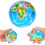 RRSCC Mini Soft Foam Earth Squeeze Balls 2.5 Inch 7