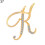 Windfall Rhinestone Alphabet Brooch Pin A-Z 2