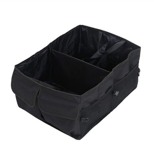 Car Trunk Organizer Foldable with Reinforced Handles Black 2