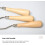 Wood Crochet Hooks for Dreadlocks - 2 Pcs Ergonomic 4