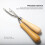 Wood Crochet Hooks for Dreadlocks - 2 Pcs Ergonomic 5