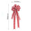 Christmas Tree Topper Bow Grey Silver Snowflake 33x13 Inch 6