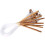 Crochet Hooks Set Plastic Cable Bamboo 12pcs 4