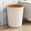 RFUGUG Trash Can with Pressure Ring 11.4x9.0x7.9in Round 2