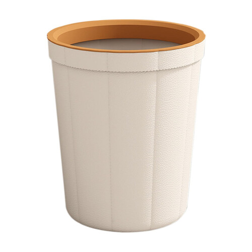 RFUGUG Trash Can with Pressure Ring 11.4x9.0x7.9in Round 2