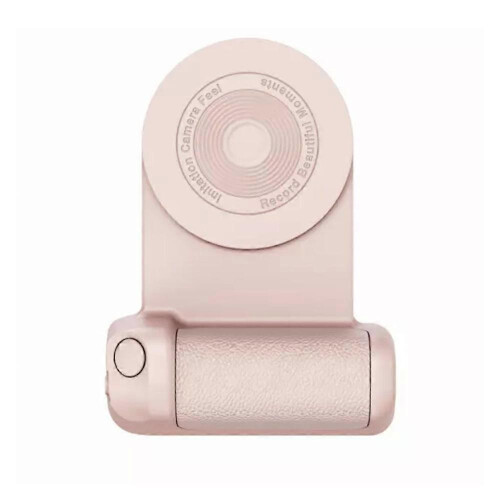 (Bluetooth camera only, pink) Photoklick Camera Grip,Magnetic Camera Handle Bluetooth Bracket