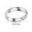 Stainless Steel Smooth Face Ring 4mm Titanium Couple Ring 3