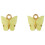 Butterfly Pendant Acrylic Green 1 piece 5