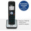 AT&T TL86009 Cordless Handset Black/Silver 1-Pack 2