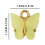 Butterfly Pendant Acrylic Green 1 piece 7